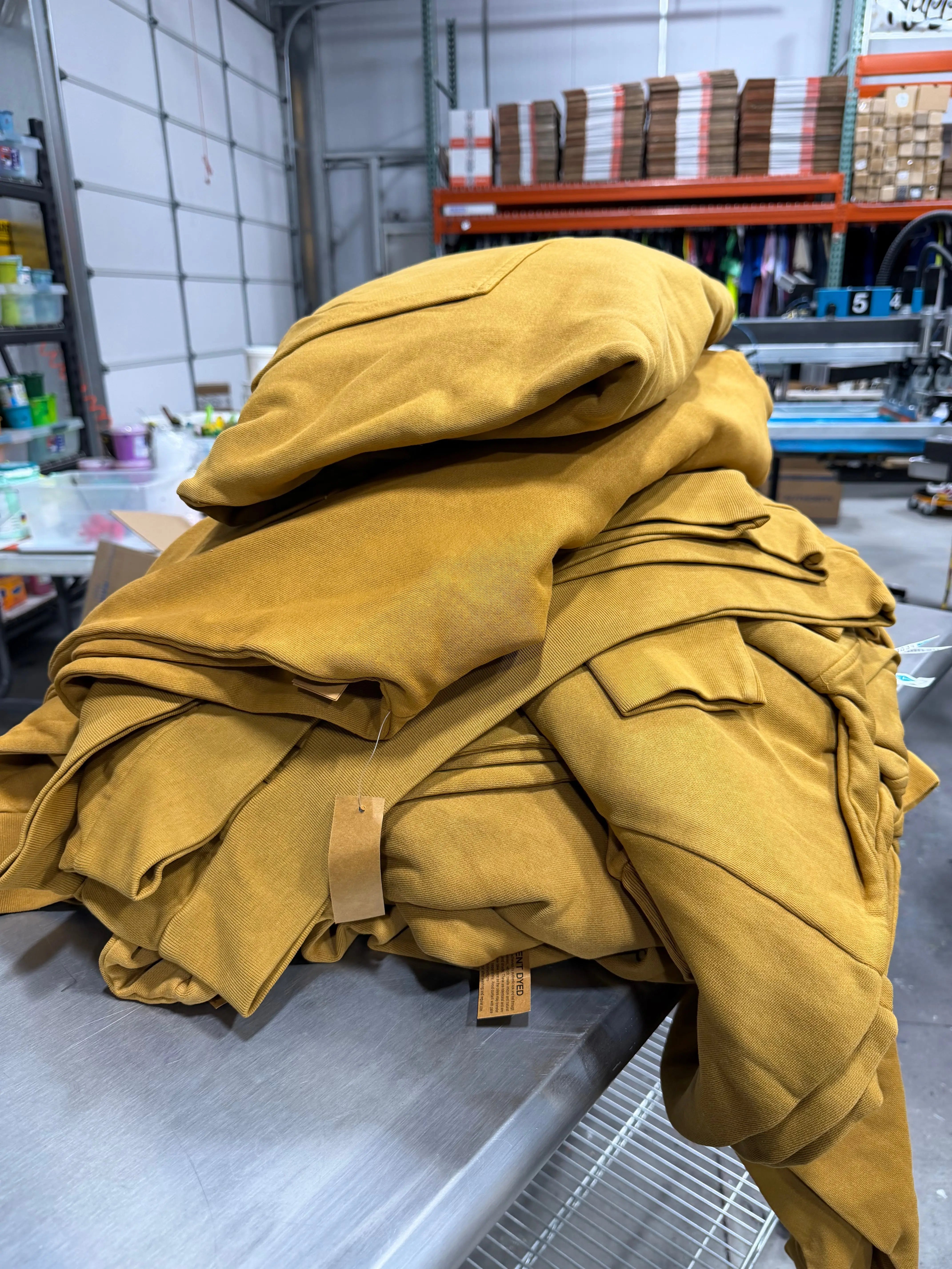 16 Lane Seven Heavy Pullover Hoodies - Peanut Butter