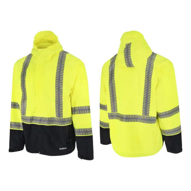 DEWALT DRW21-3 Type R Class 3 Ripstop Wind and Rain Jacket