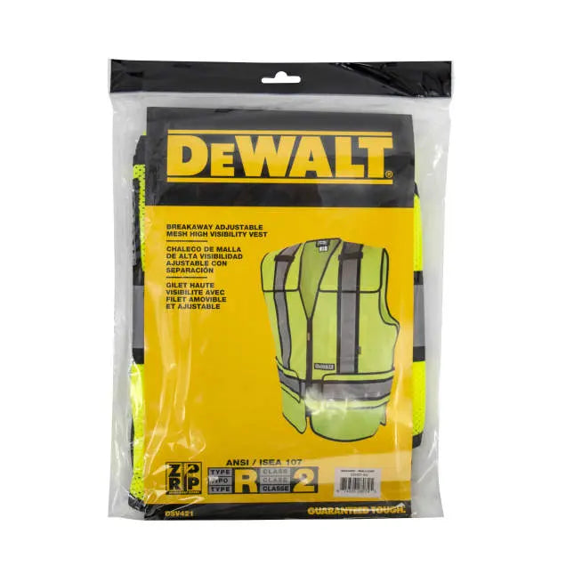 DEWALT DSV421 Class 2 Adjustable Breakaway Mesh Vest