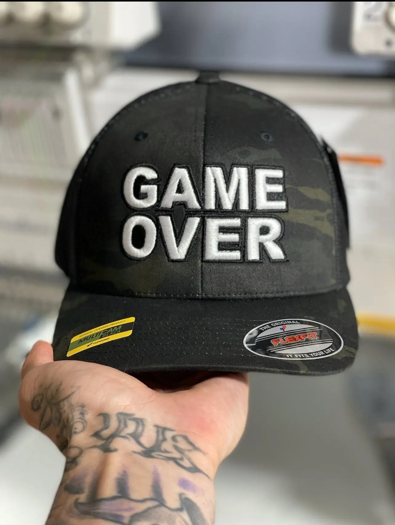 Game Over Flexfit Multicam HatGame Over Merch