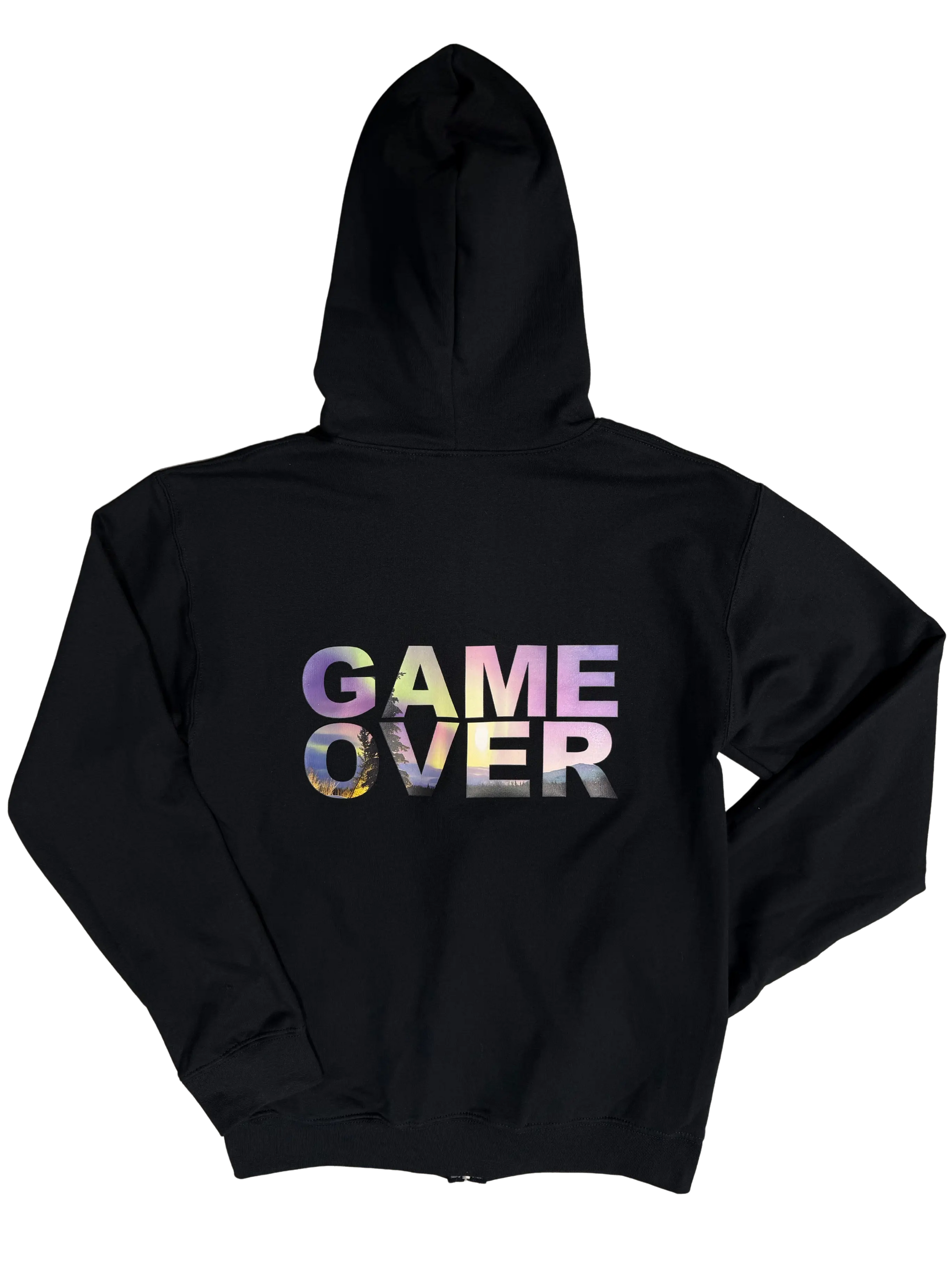 Game Over God's Country Zip-Up HoodieGame Over Merch