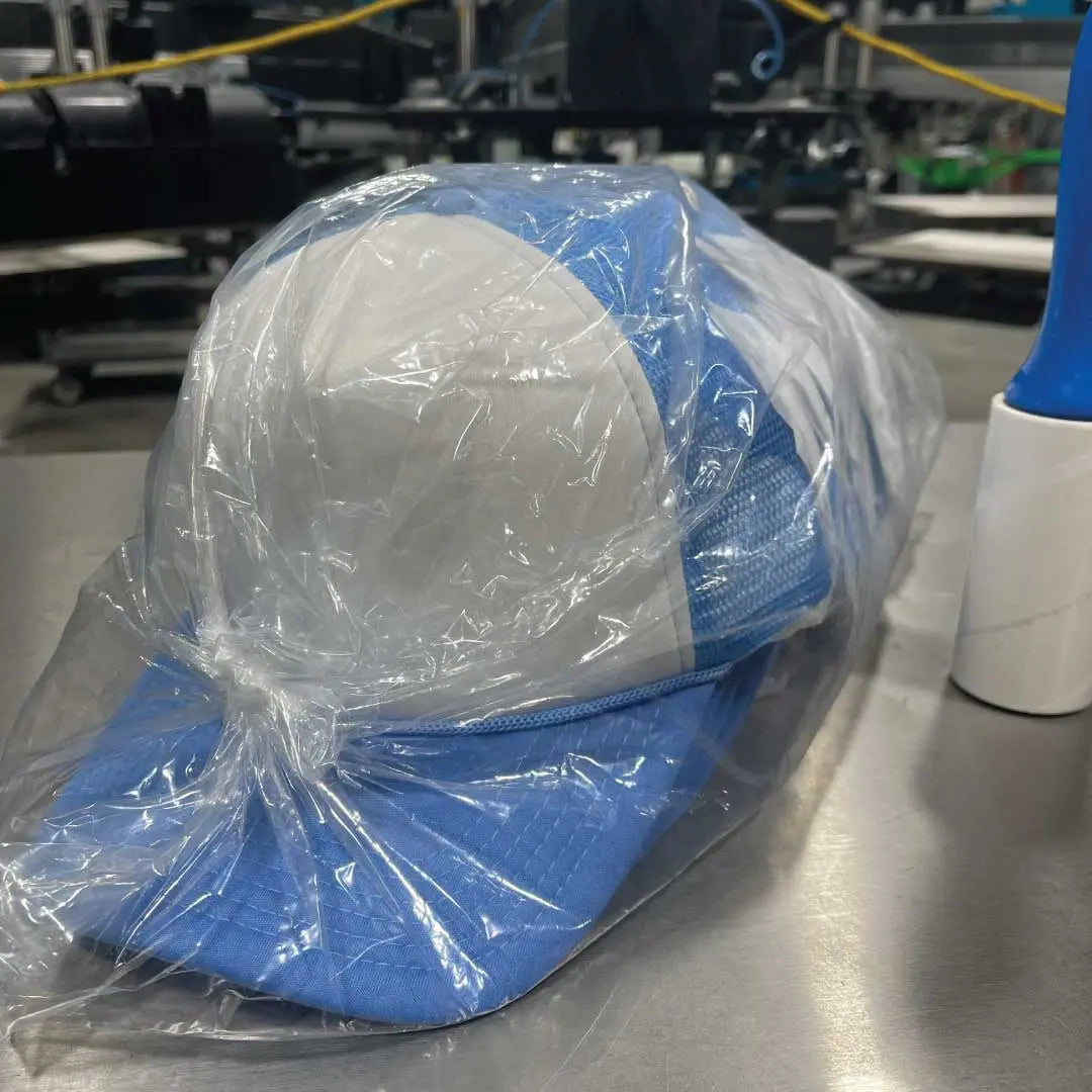 14 White/Baby Blue Foam Front Trucker CapsGame Over Merch