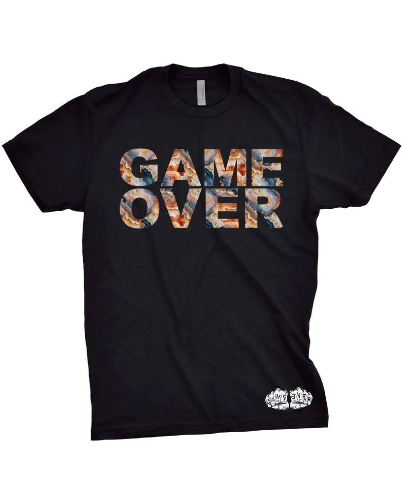 Game Over Agate Geode T-Shirt | Nature Graphic TeeGame Over Merch