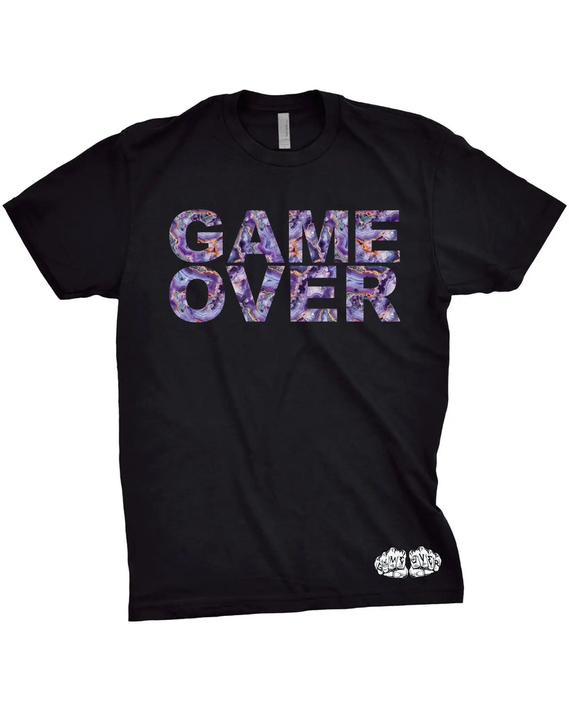 Game Over Crystal Geode T-Shirt | Nature Graphic TeeGame Over Merch