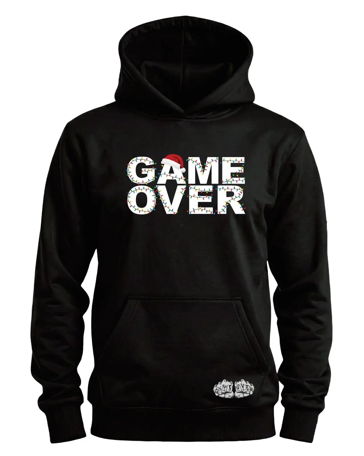 Game Over Christmas Pullover HoodieGame Over Merch