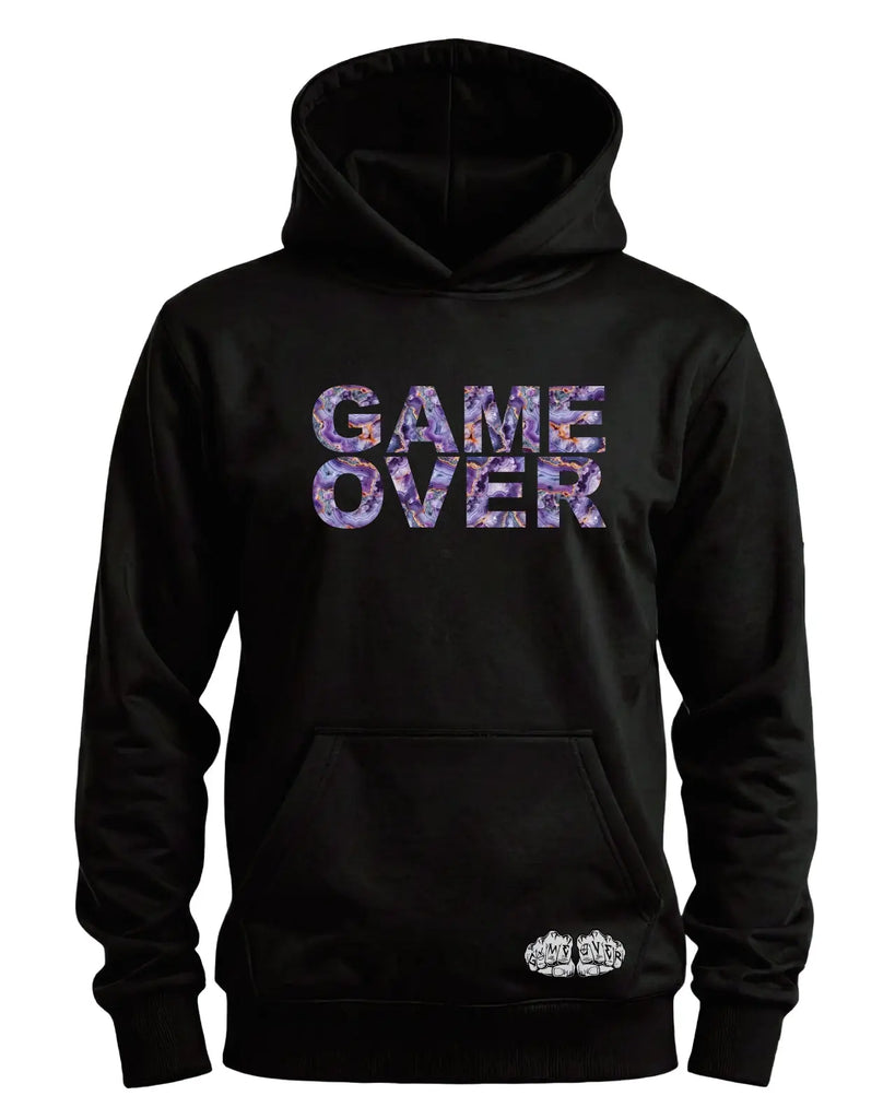 Game Over Crystal Geode Pullover HoodieGame Over Merch
