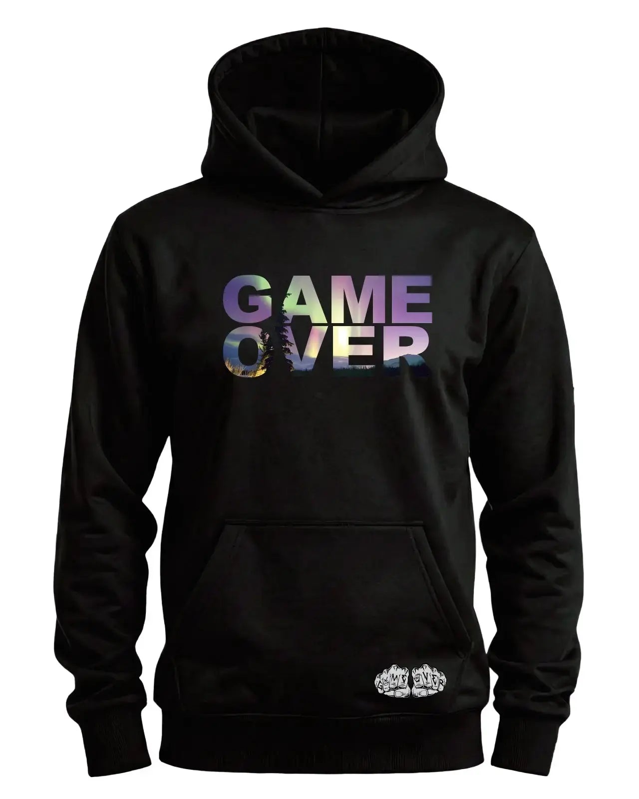 Game Over Crystal Geode Pullover HoodieGame Over Merch