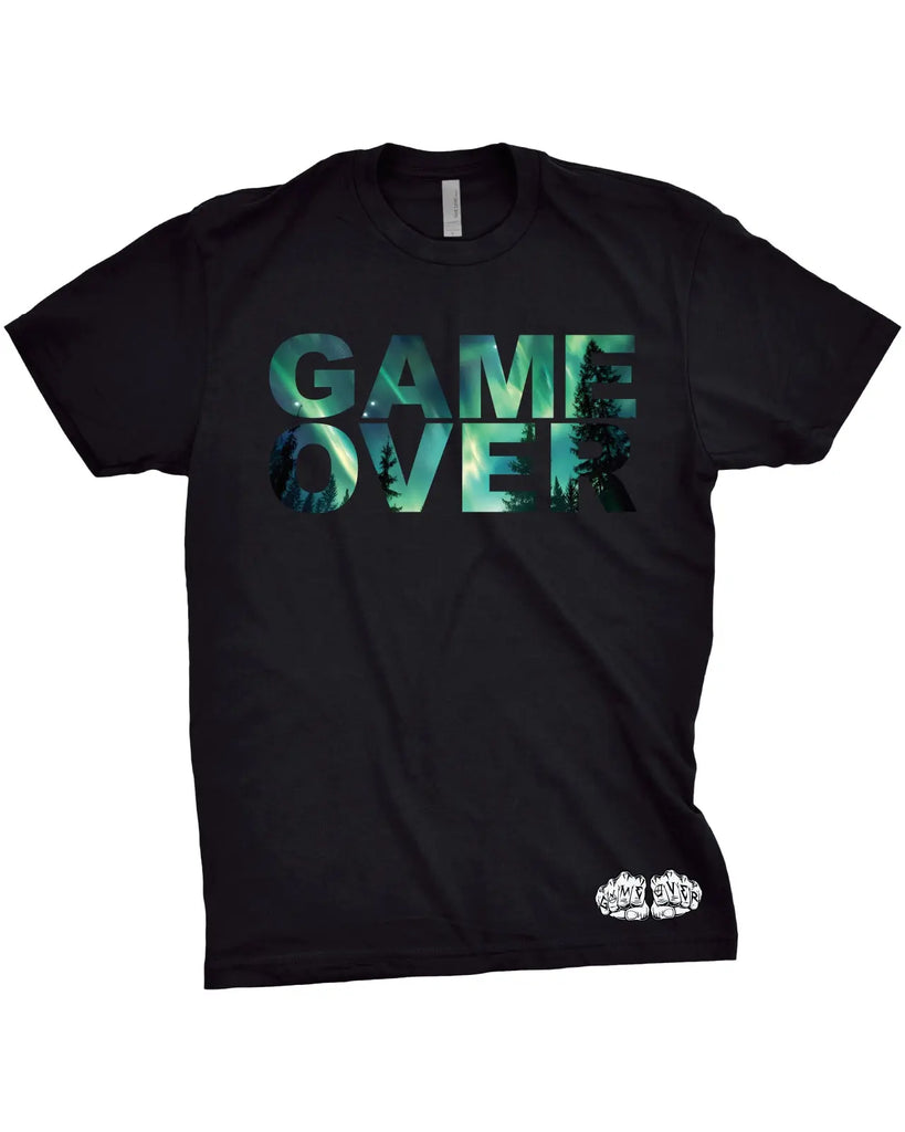 Game Over Northern Lights T-Shirt | Nature Graphic TeeGame Over Merch