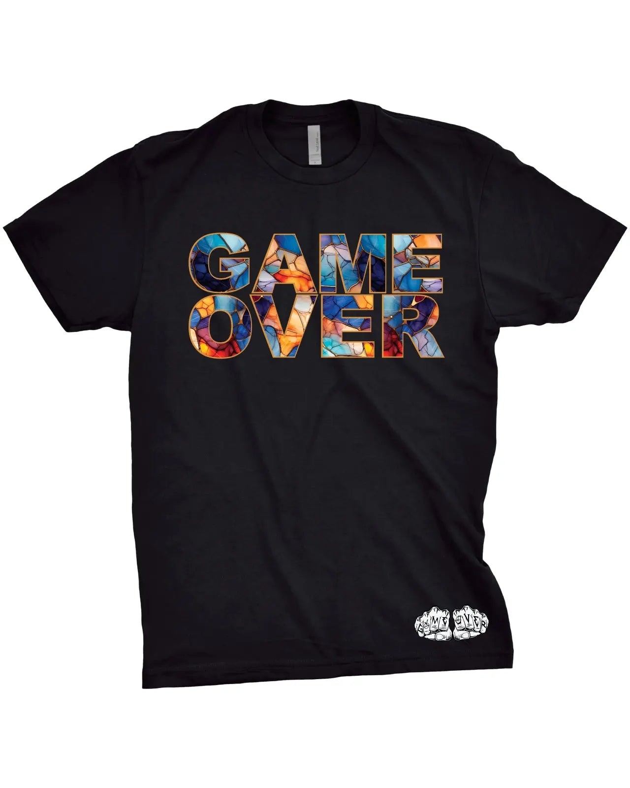 Game Over Stained Glass T-Shirt | Graphic TeeGame Over Merch