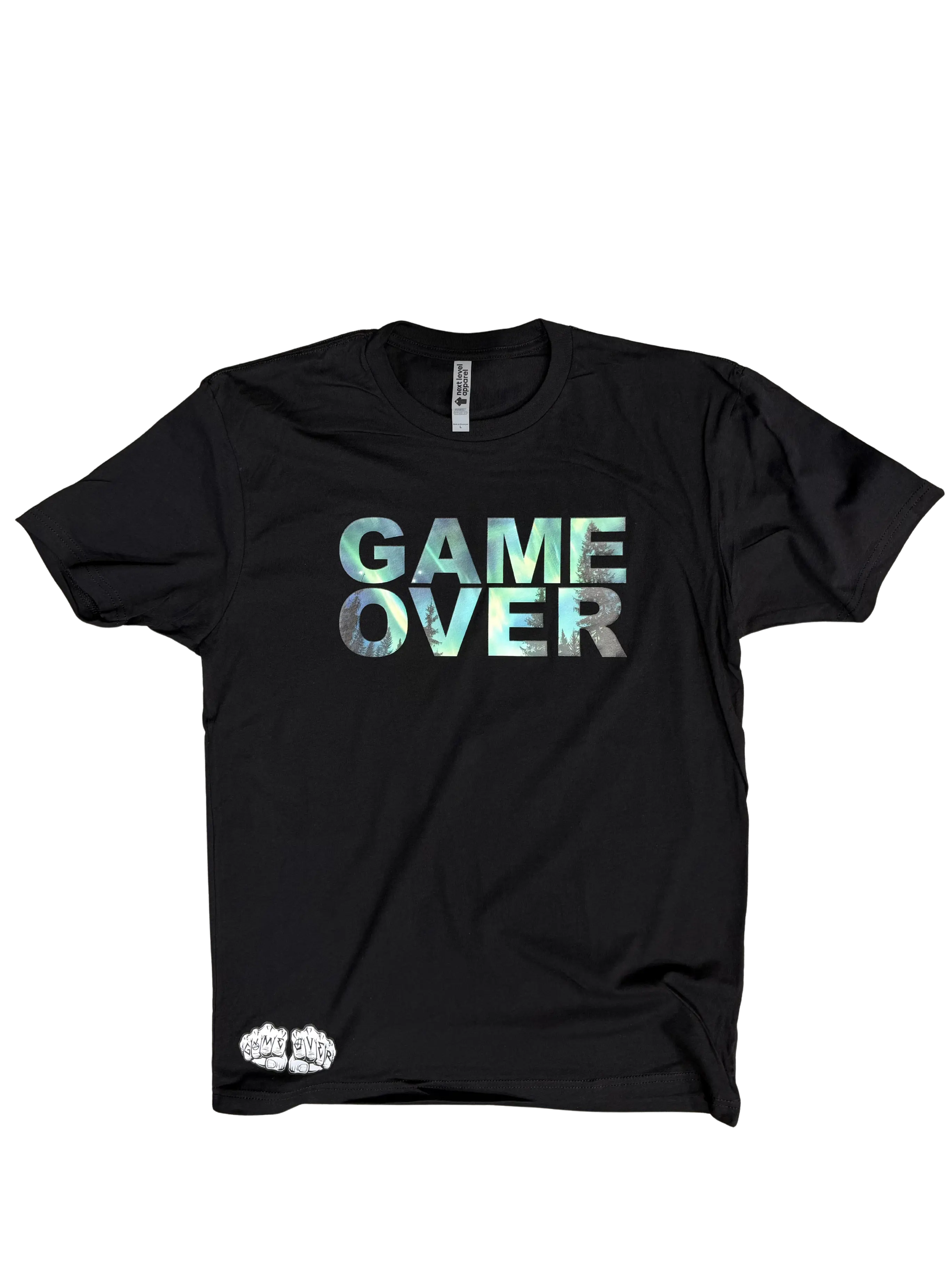 Game Over Northern Lights T-ShirtGame Over Merch
