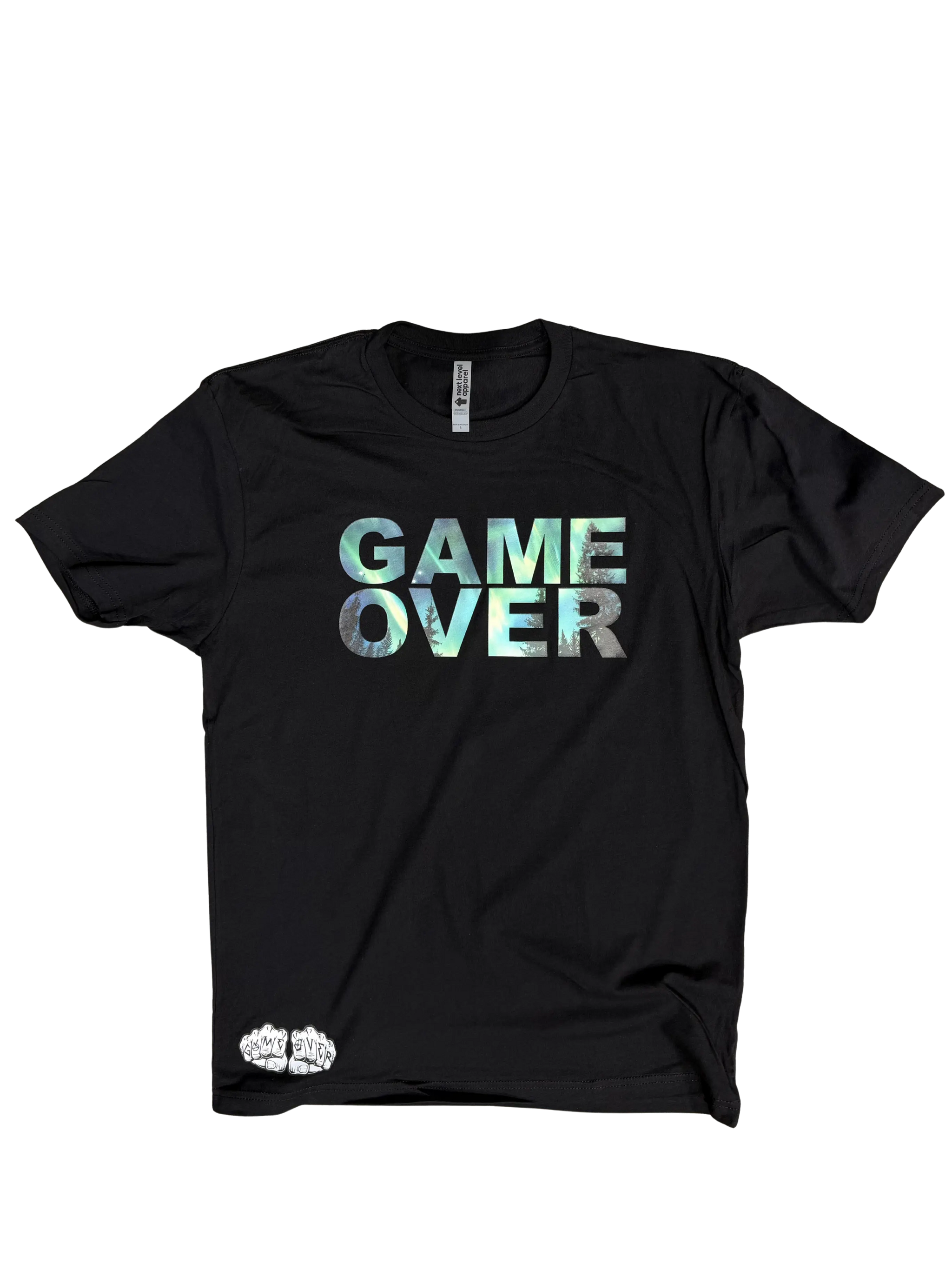 Game Over Northern Lights T-ShirtGame Over Merch