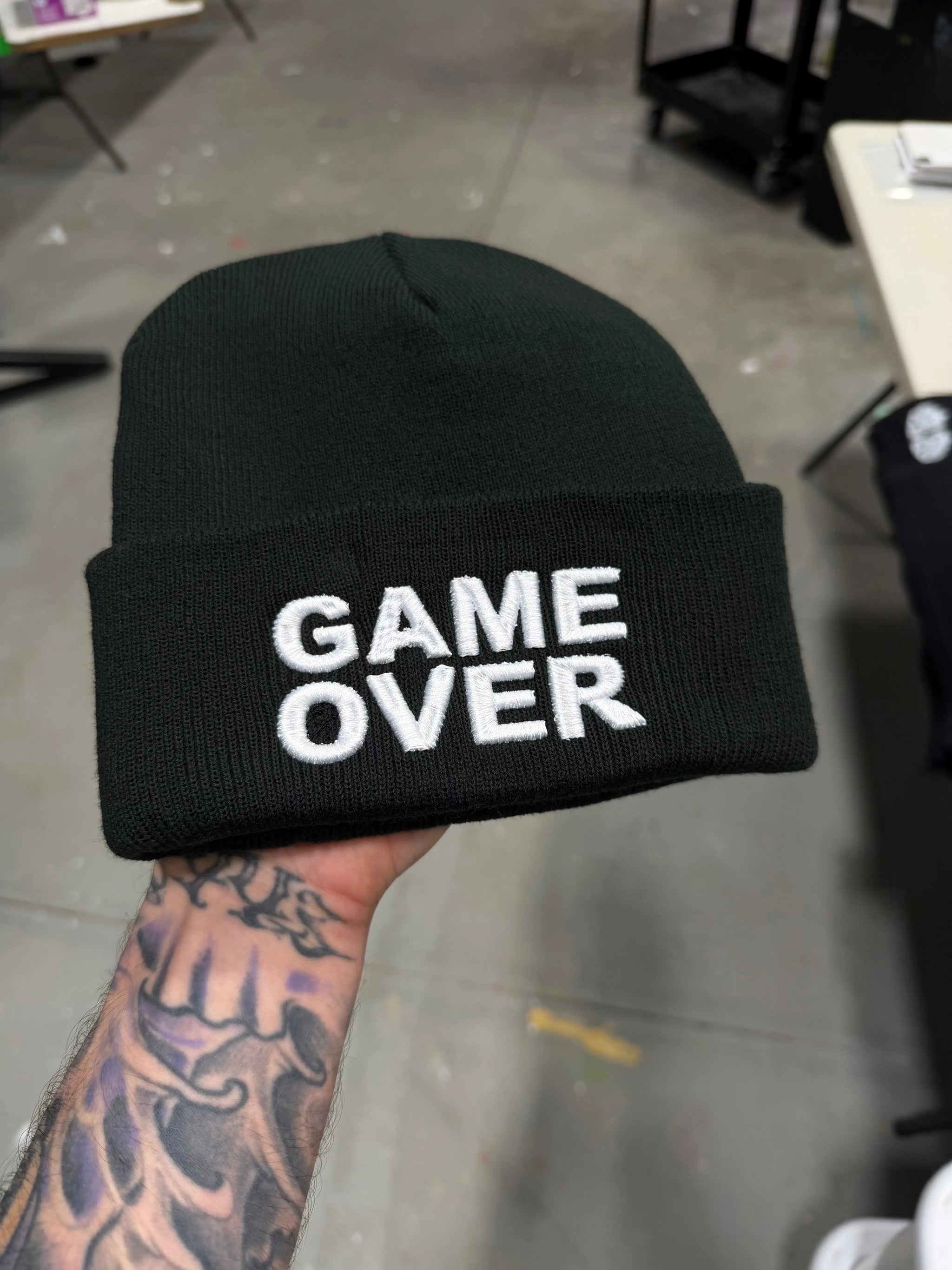 Game Over Been Through Some Shit BeanieGame Over Merch