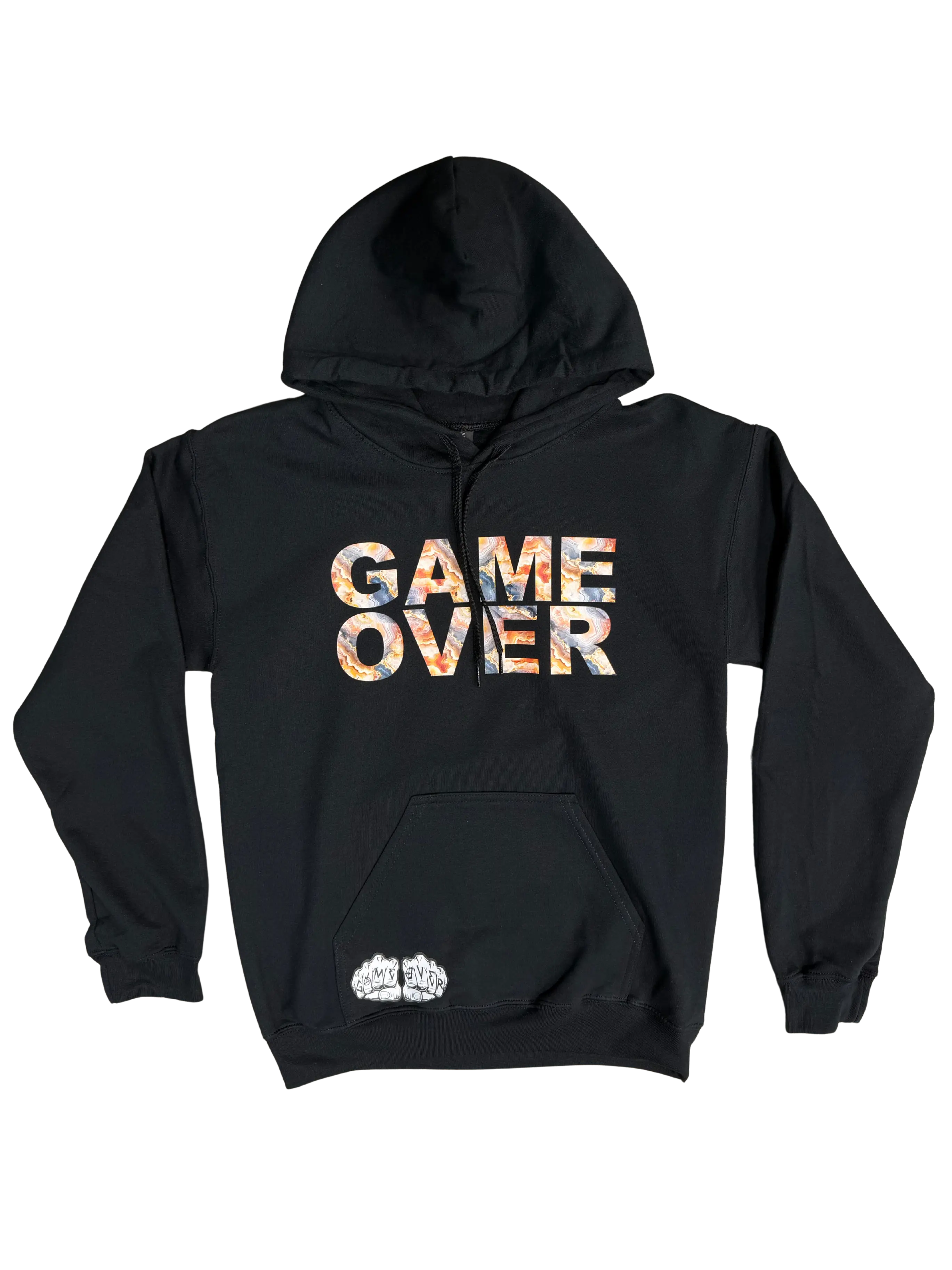Game Over Agate Geode Pullover HoodieGame Over Merch