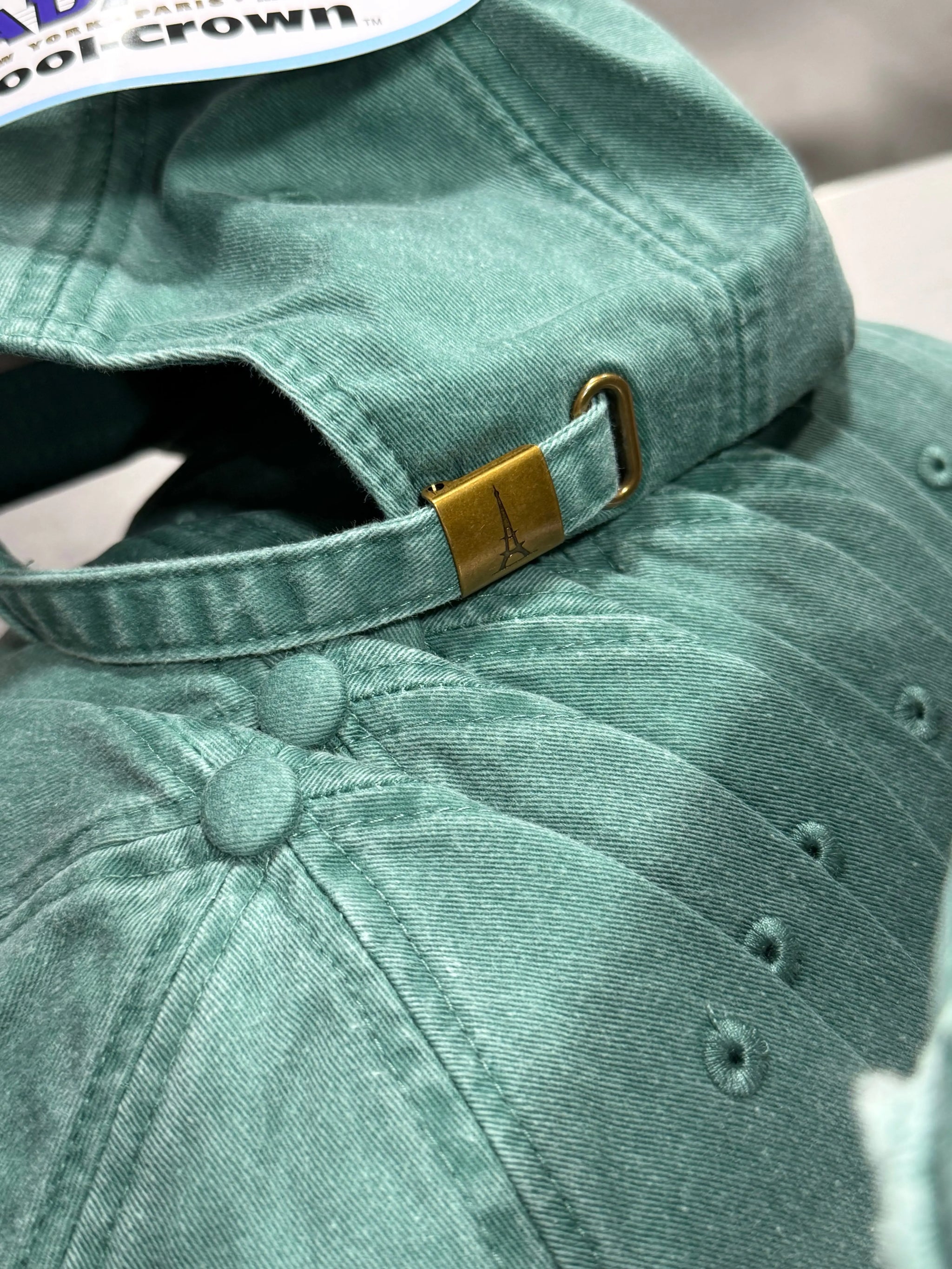 12 Adams Headwear Pigment-Dyed Dad Hat - Forest Green
