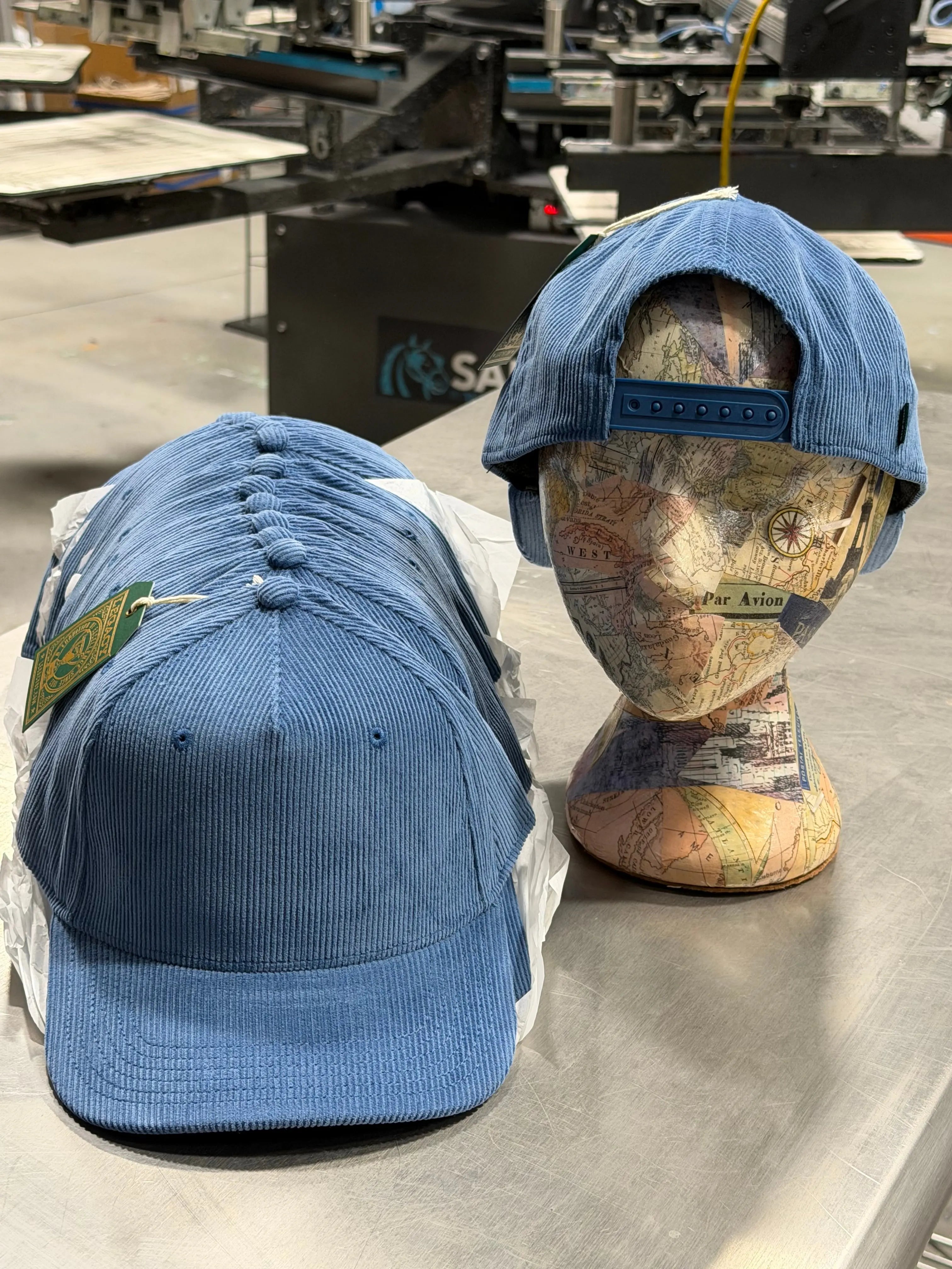 12 Legacy Corduroy Adjustable Caps - Ocean