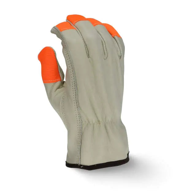 Radians RWG4220H High Visibility Standard Grain Cowhide Leather Driver