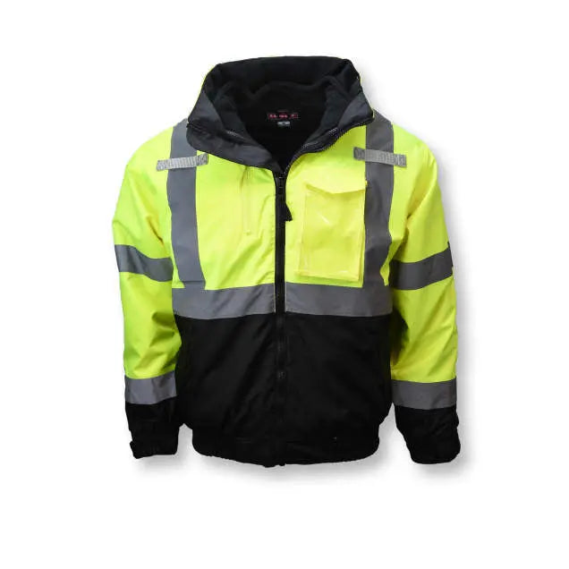 Radians SJ210B Three-in-One Deluxe High Visibility Bomber Jacket