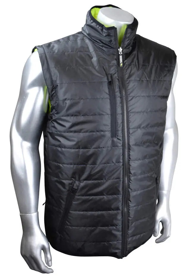 Radians SJ510X-3 Quilted Reversible Jacket with Zip-Off Sleeves X-Back