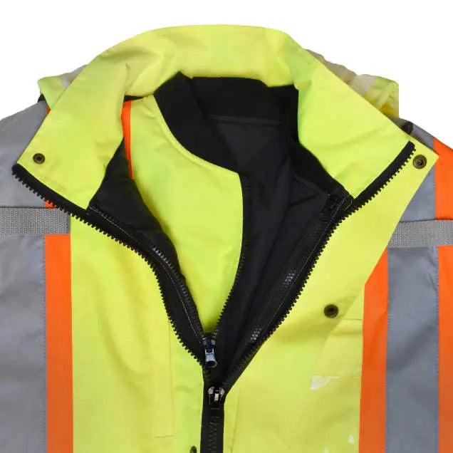 Radians SJ610B Weatherproof Parka with Zip-Out Reversible Bomber Jacket