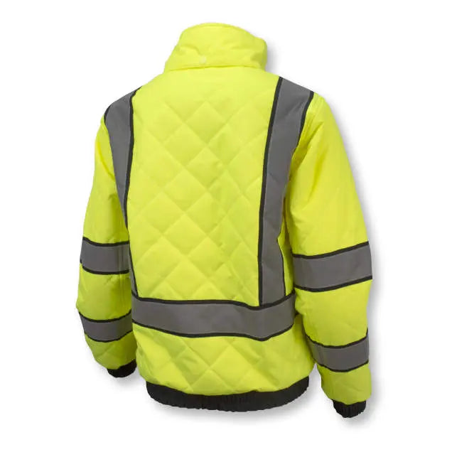 Radians SJ930-3 Women's Class 3 Quilted Bomber Jacket