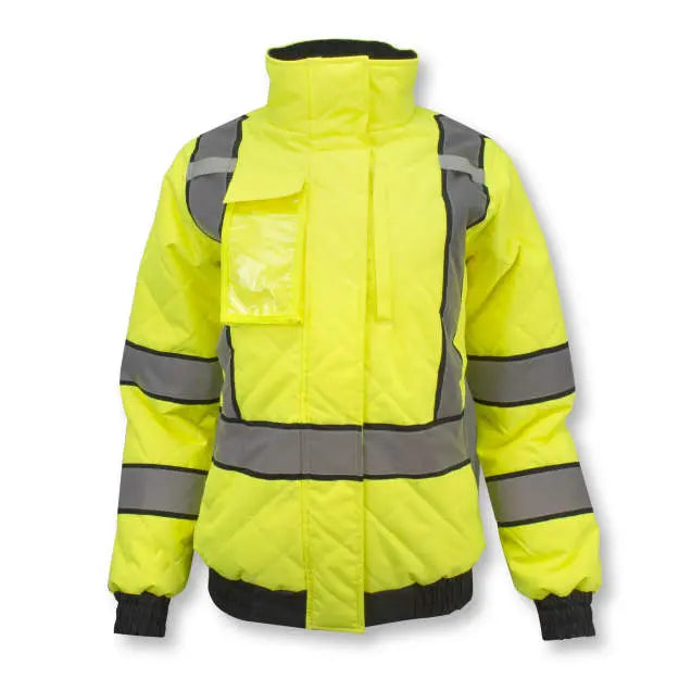 Radians SJ930-3 Women's Class 3 Quilted Bomber Jacket