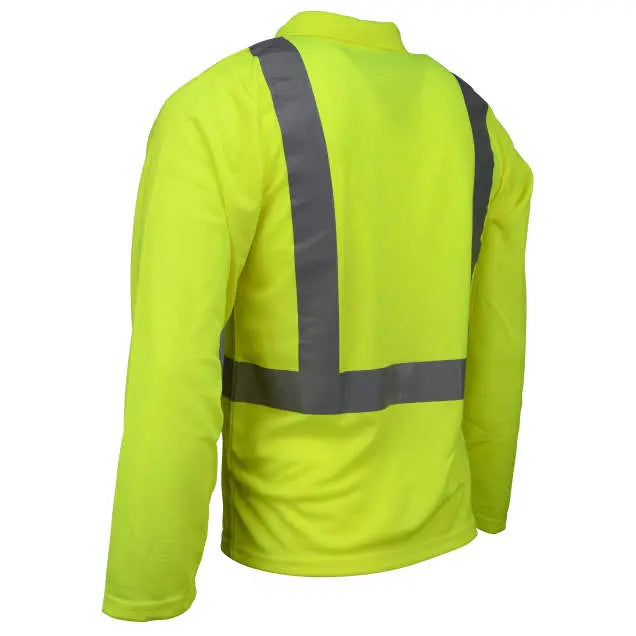 Radians ST22 Class 2 High Visibility Safety Long Sleeve Polo