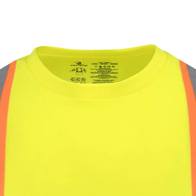 Radians ST41-3 Class 3 Mesh Long Sleeve T-Shirt with Contrast Trim