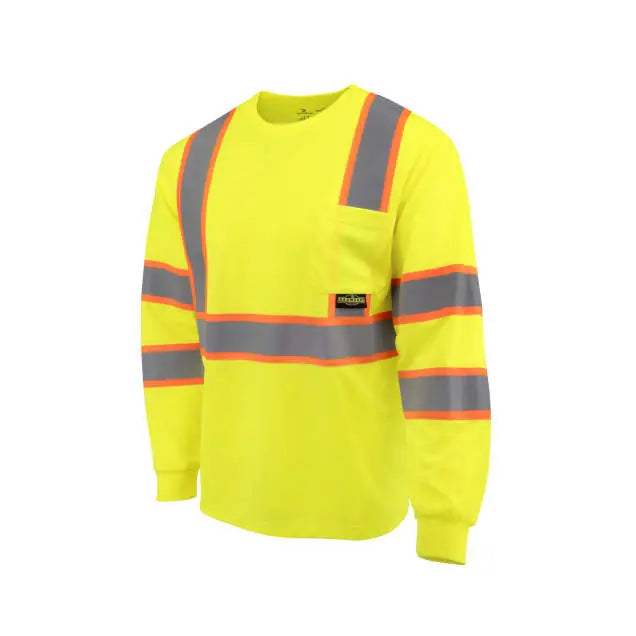 Radians ST41-3 Class 3 Mesh Long Sleeve T-Shirt with Contrast Trim
