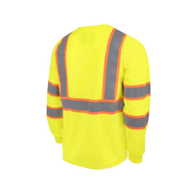 Radians ST41-3 Class 3 Mesh Long Sleeve T-Shirt with Contrast Trim