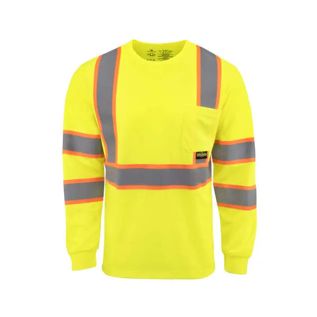 Radians ST41-3 Class 3 Mesh Long Sleeve T-Shirt with Contrast Trim