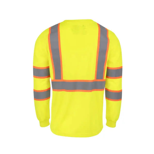 Radians ST41-3 Class 3 Mesh Long Sleeve T-Shirt with Contrast Trim