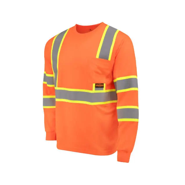 Radians ST41-3 Class 3 Mesh Long Sleeve T-Shirt with Contrast Trim
