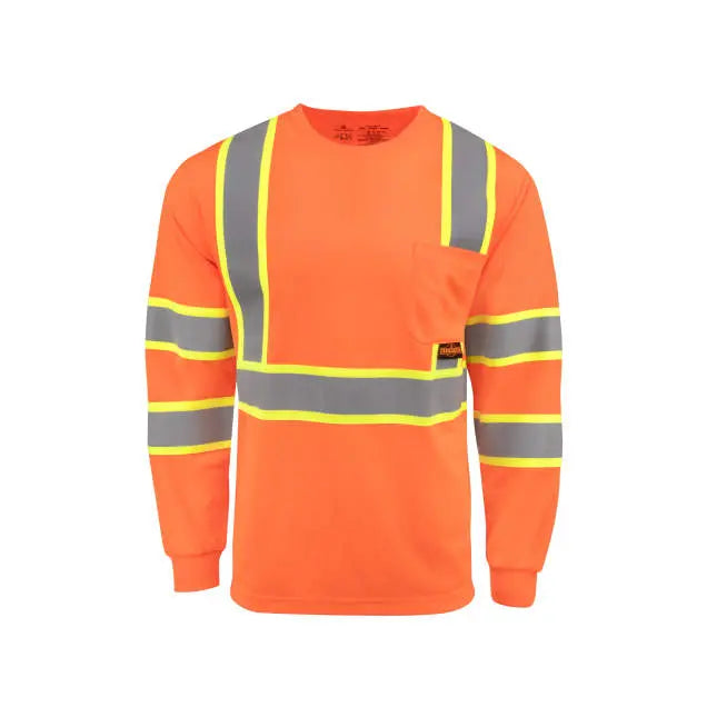 Radians ST41-3 Class 3 Mesh Long Sleeve T-Shirt with Contrast Trim