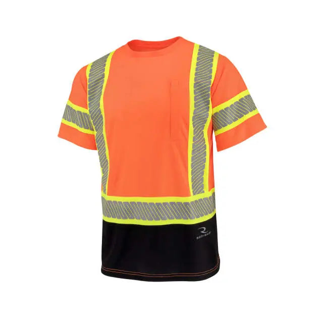 Radians ST42B Class 3 Color Block Short Sleeve T-Shirt with Contrasting Tape