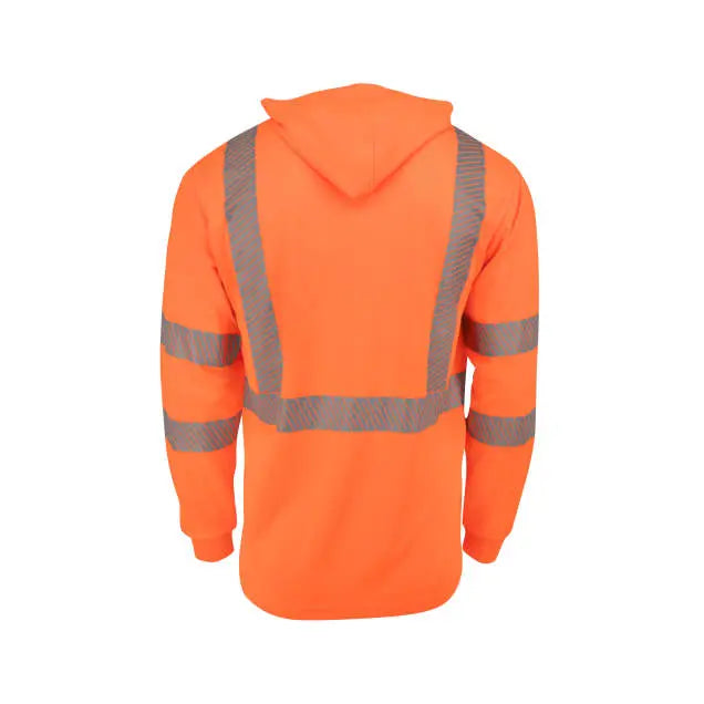Radians ST61-3 Hooded Type R Class 3 Mesh Long Sleeve T-Shirt w/ UV Protection