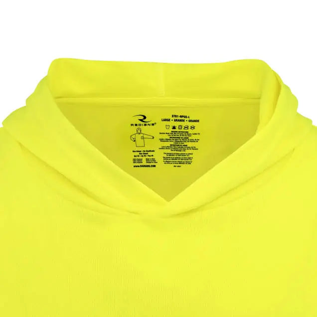 Radians ST61-N Hooded Non Rated Mesh Long Sleeve T-Shirt w/ UV Protection
