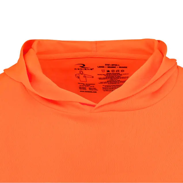 Radians ST61-N Hooded Non Rated Mesh Long Sleeve T-Shirt w/ UV Protection