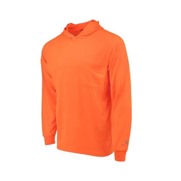 Radians ST61-N Hooded Non Rated Mesh Long Sleeve T-Shirt w/ UV Protection