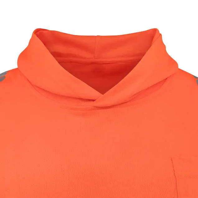 Radians ST631B Class 3 UPF 40 Color Block Long Sleeve T-Shirt with Hood