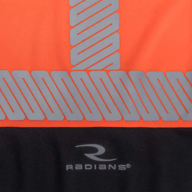 Radians ST631B Class 3 UPF 40 Color Block Long Sleeve T-Shirt with Hood