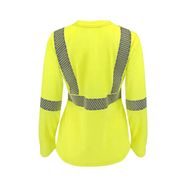 Radians ST921W 7.75 oz Women's Long Sleeve FR T-shirt with Class 3 Segmented Reflective Tape