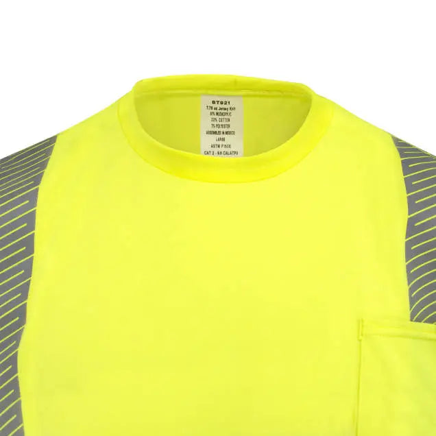 Radians ST921 7.75 oz Class 3 Long Sleeve FR T-shirt with Segmented Reflective Tape
