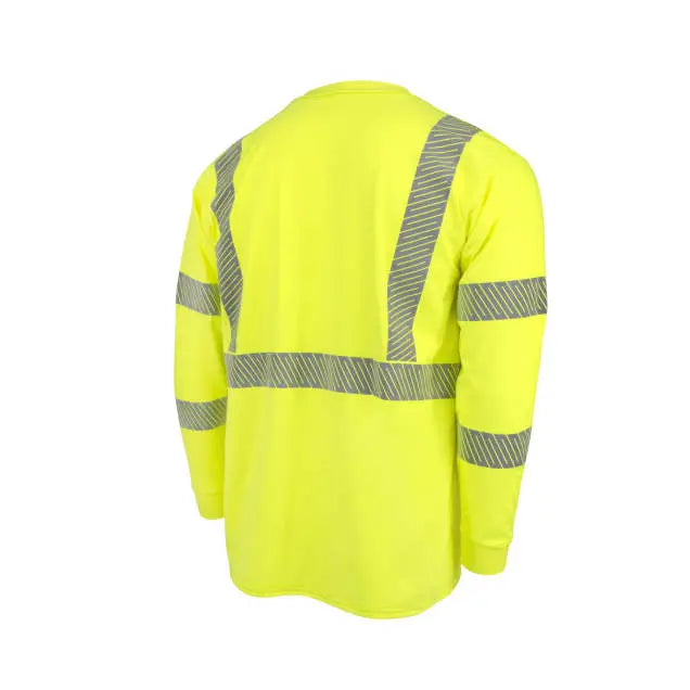 Radians ST921 7.75 oz Class 3 Long Sleeve FR T-shirt with Segmented Reflective Tape