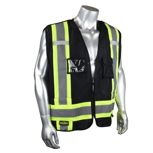 Radians SV020X-1 Heavy Duty 7-Pocket Tear Away Cruiser Vest X-Back
