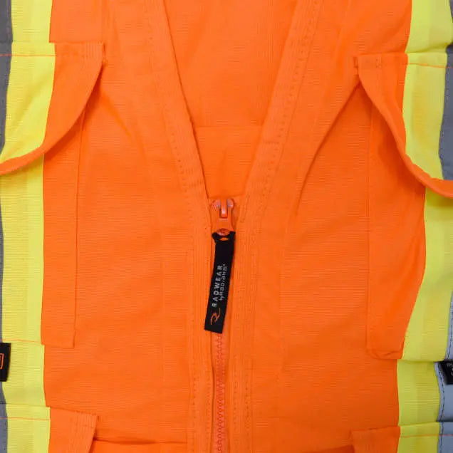 Radians SV030X-2 Heavy Duty 10-Pocket Cruiser Vest with Back Pouch X-Back