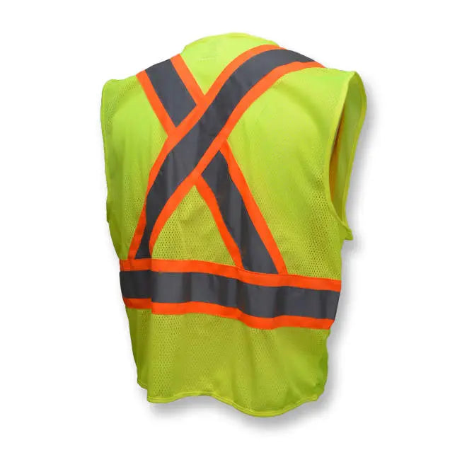 Radians SV22X Economy Mesh X-Back Type R Class 2 Safety Vest with Two-Tone Trim