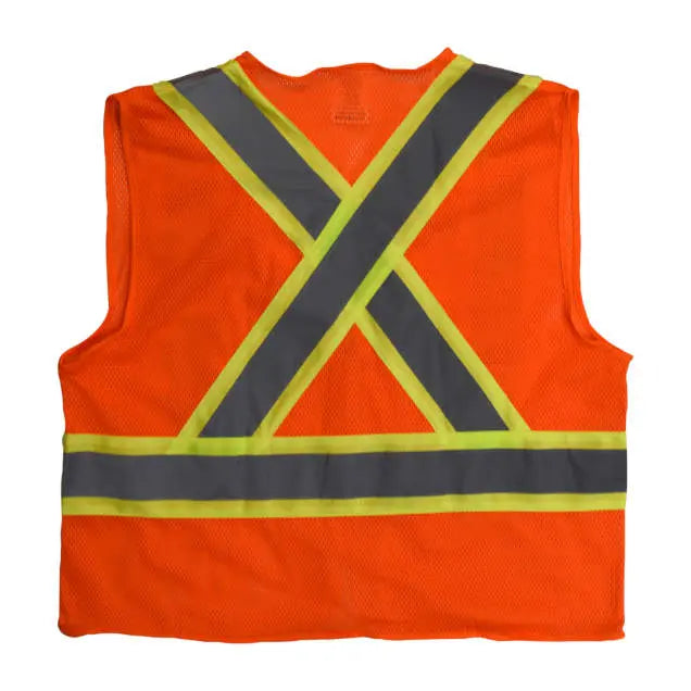Radians SV22X Economy Mesh X-Back Type R Class 2 Safety Vest with Two-Tone Trim