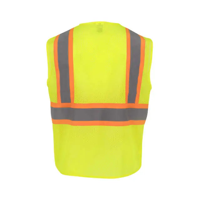 Radians SV232 Class 2 Mesh Surveyor Vest with Side Seam Zippers and Two-Tone Tape