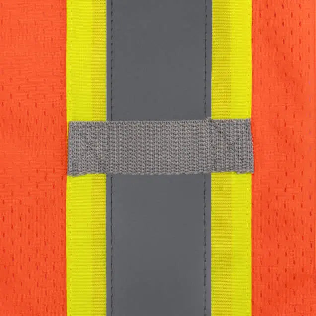 Radians SV232 Class 2 Mesh Surveyor Vest with Side Seam Zippers and Two-Tone Tape