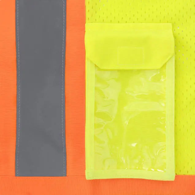 Radians SV232-3 Two Tone Surveyor Type R Class 3 Mesh Safety Vest with Dual Side Zippers